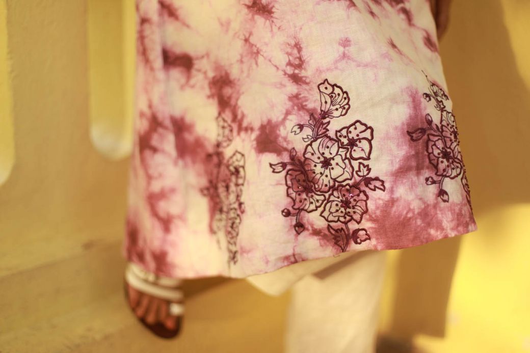 Tye & Dye A-Line Kurta Set